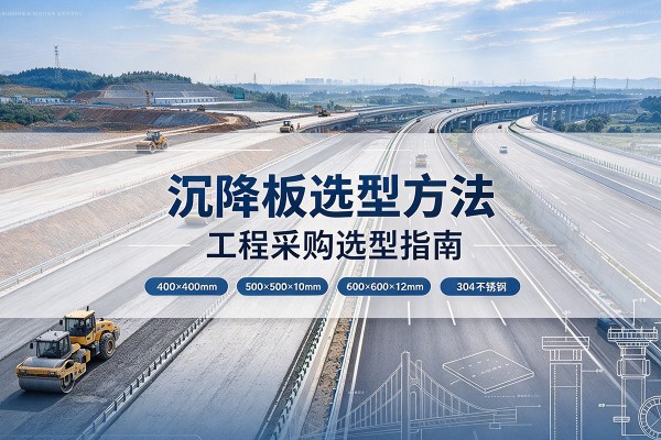 上犹沉降板选择方法
