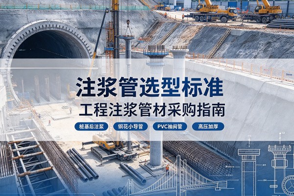 上犹注浆管选型标准