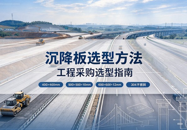 上犹沉降板选择方法